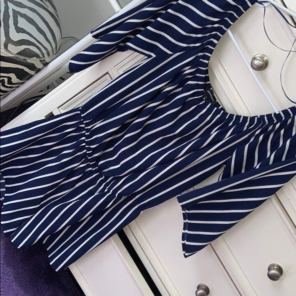 Navy romper
